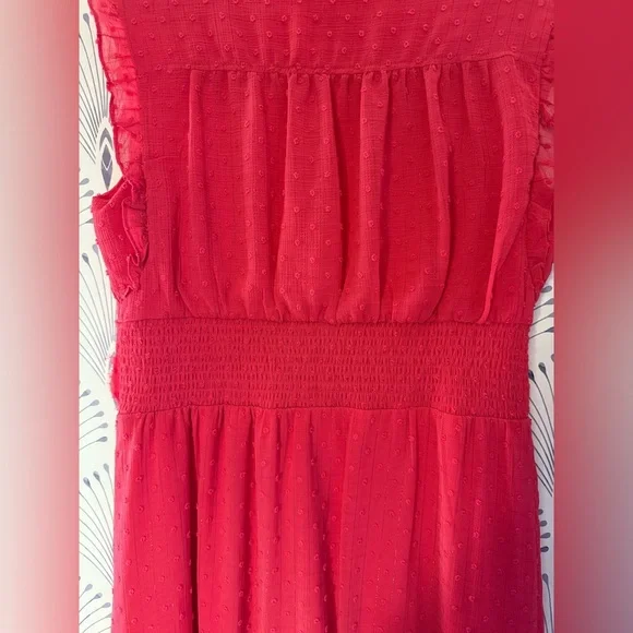 DKNY Pink Midi Dress Barbie Pink - Picture 8 of 8